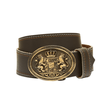 Trachtenriem donkerbruin